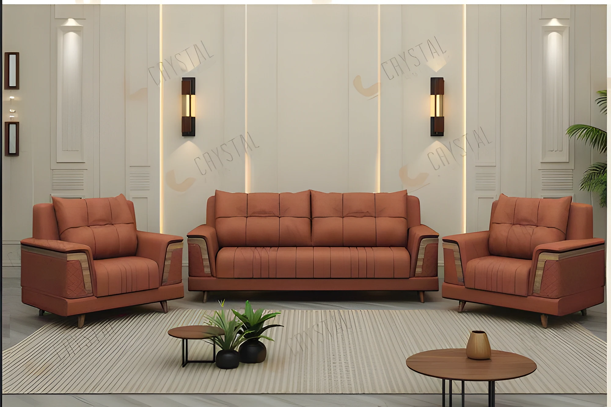 Latina 1 Seater Sofa Set