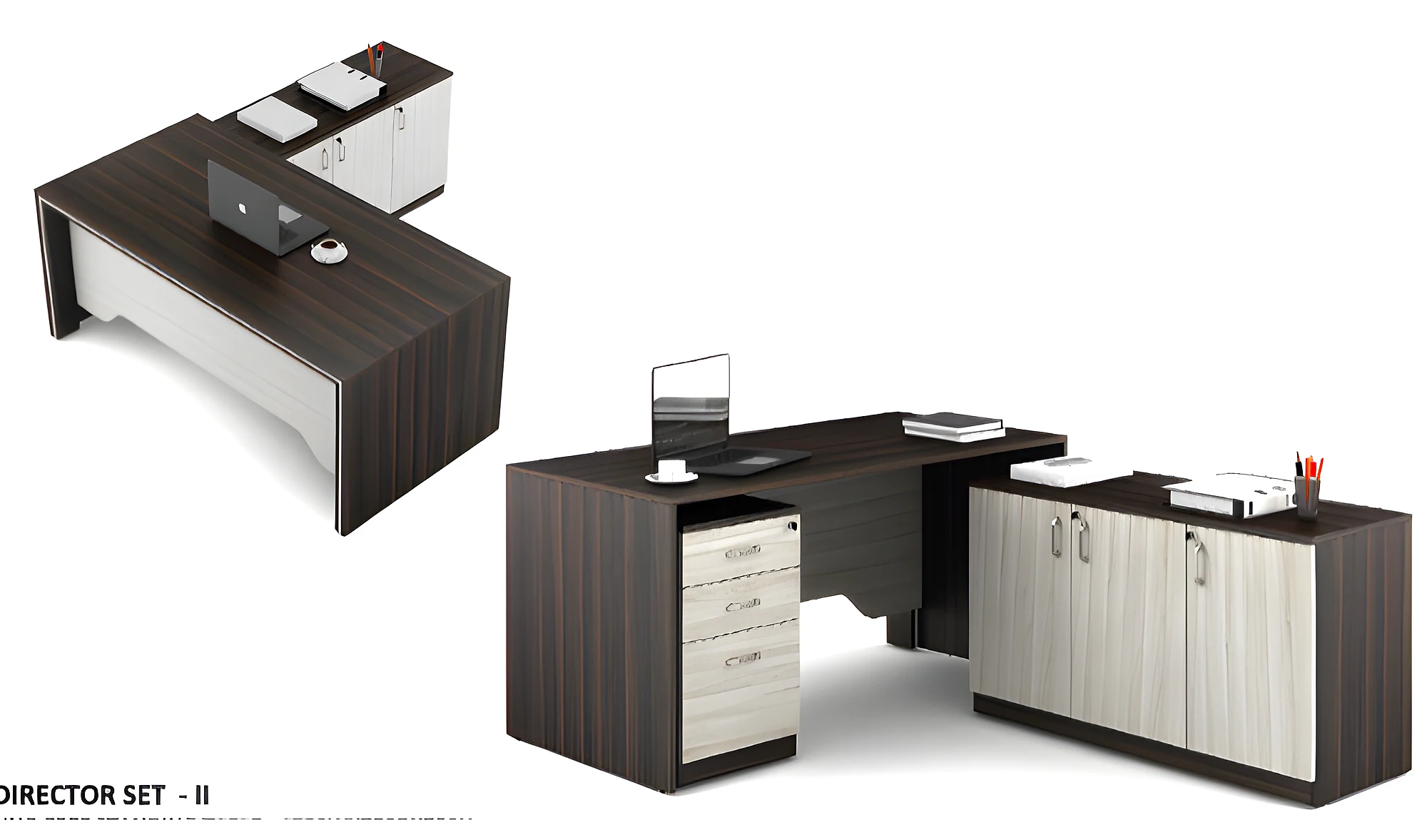 Lino Director Suite-Ii- 1800X2100X750 with Low Ht. Storage & Pedestal