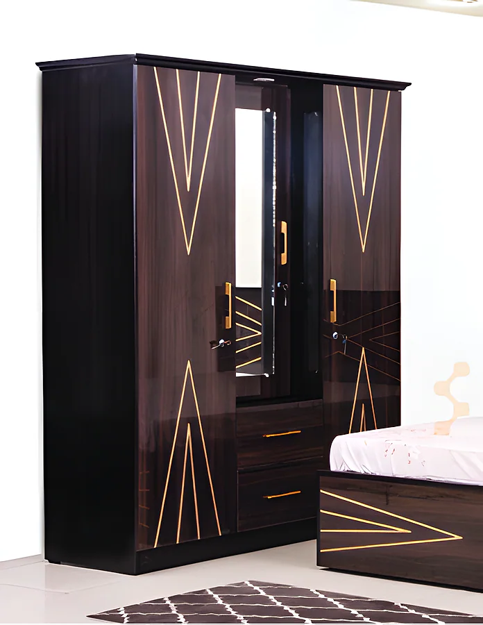 Lorenzo 3 Door Wardrobe With Dresser