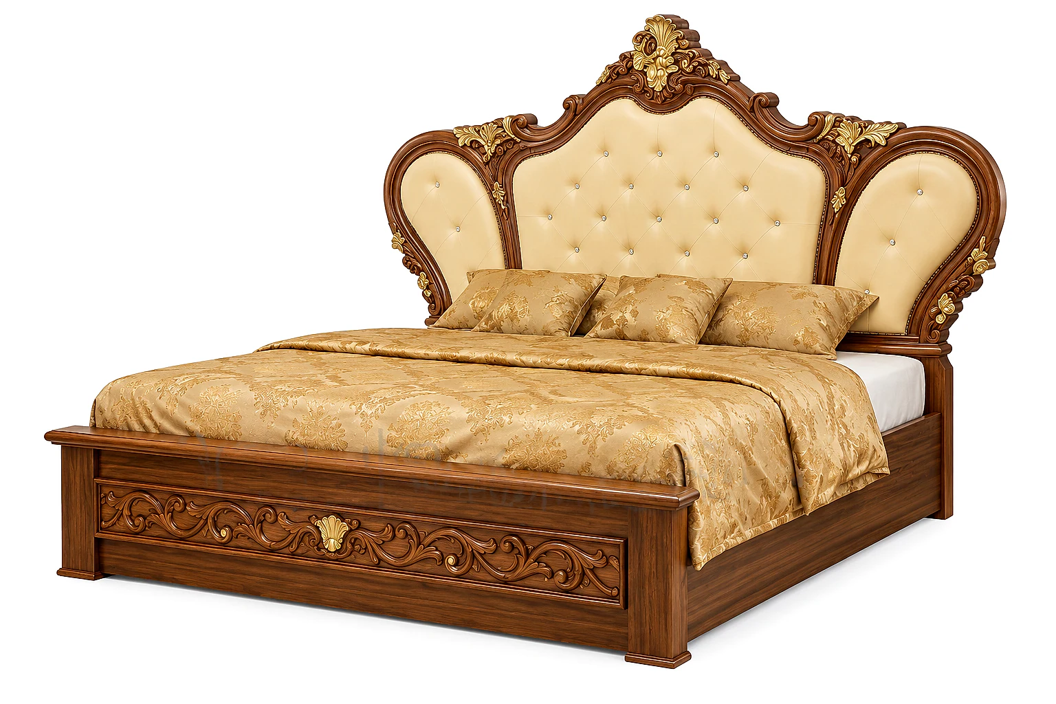 Majestic King Size Bed (7872)