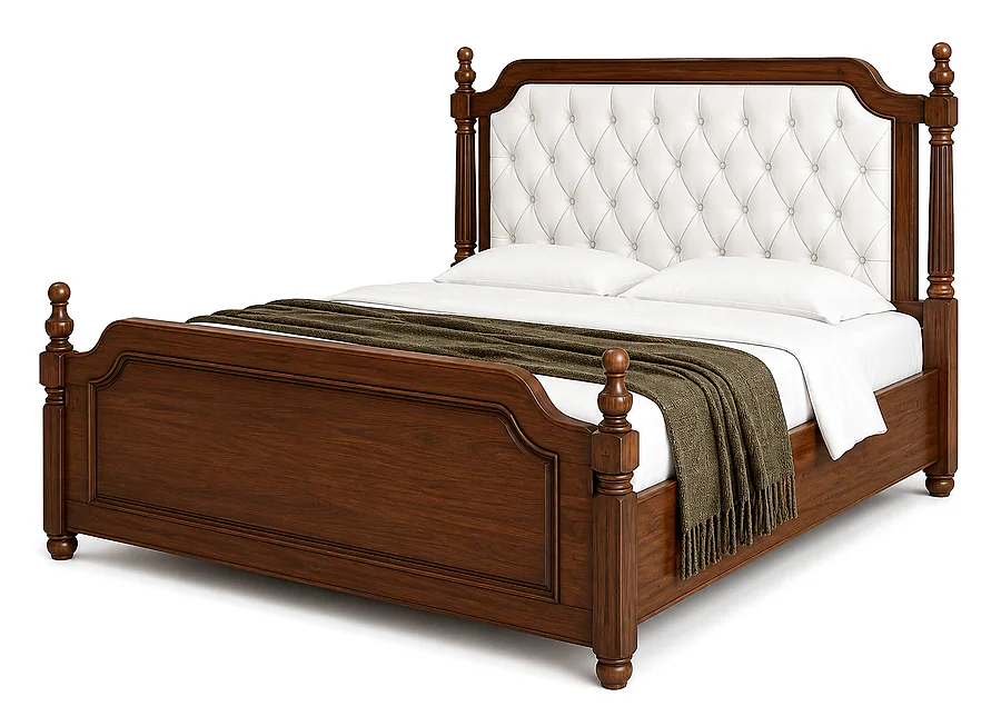 Mansion King Size Bed (7872)