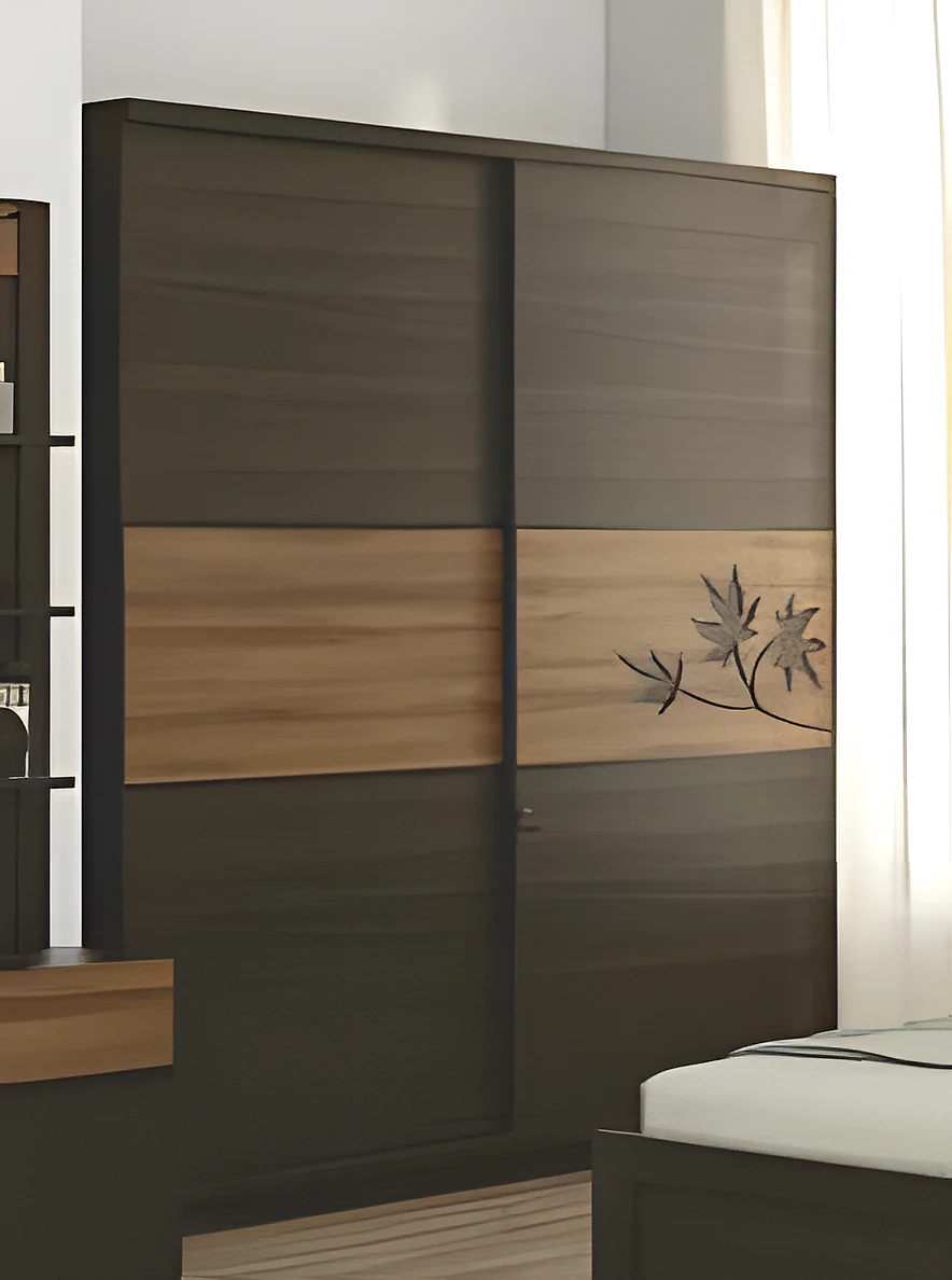 Maple 2 Door Sliding Wardrobe