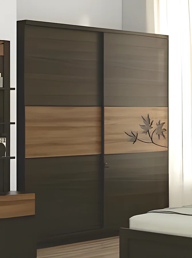 Maple 2 Door Sliding Wardrobe