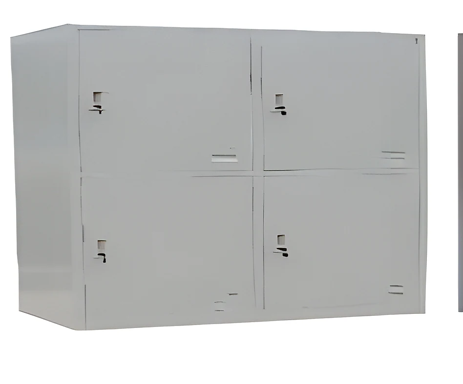 Metal Locker Unit 2 Shutter Wt LEVELLER