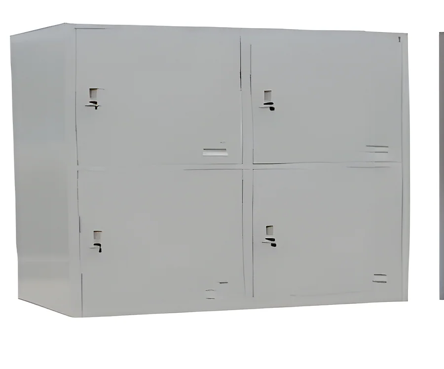 Metal Locker Unit 2 Shutter Wt LEVELLER