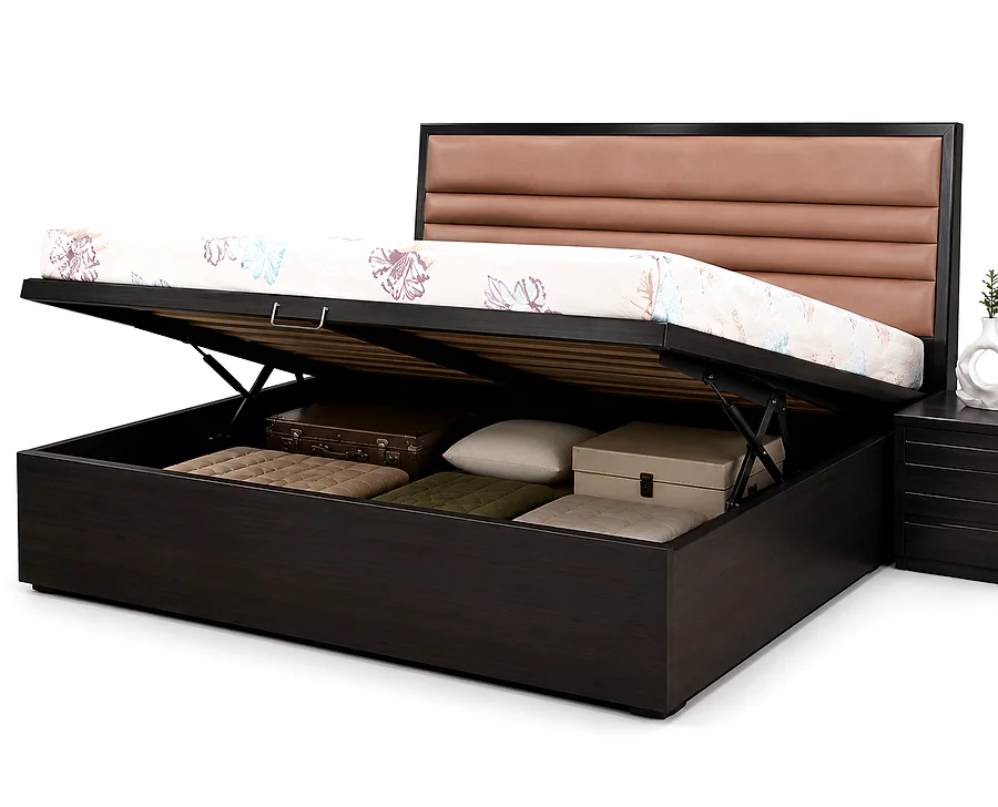 Metier Full Hydraulic King Bed 7872 With Headboard Cushion