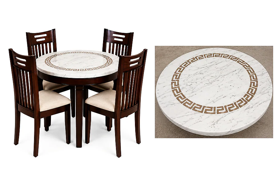 Metro Round (1+4) Seater Dining Set