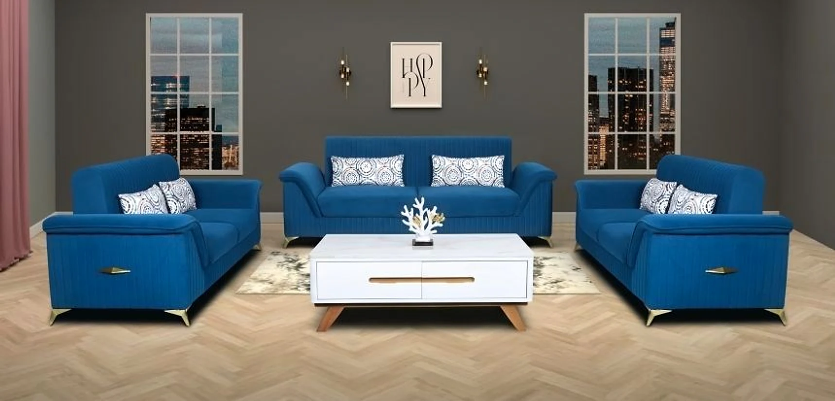 Model-04 Sofa Set — 3+2+2