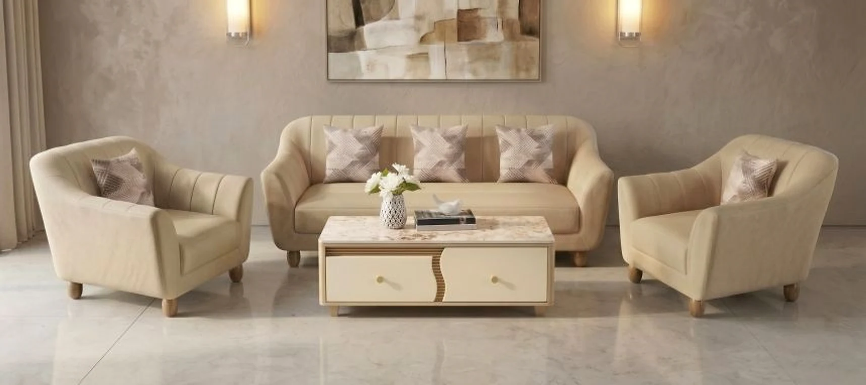 Model-20 Sofa Set — 3+1+1
