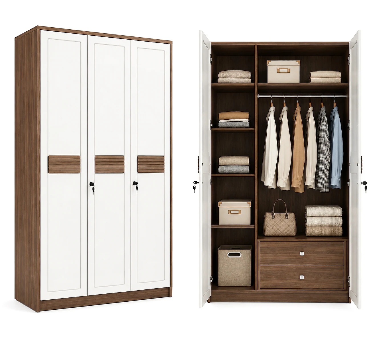 Moderna Wardrobe 3 Door (CS-166)