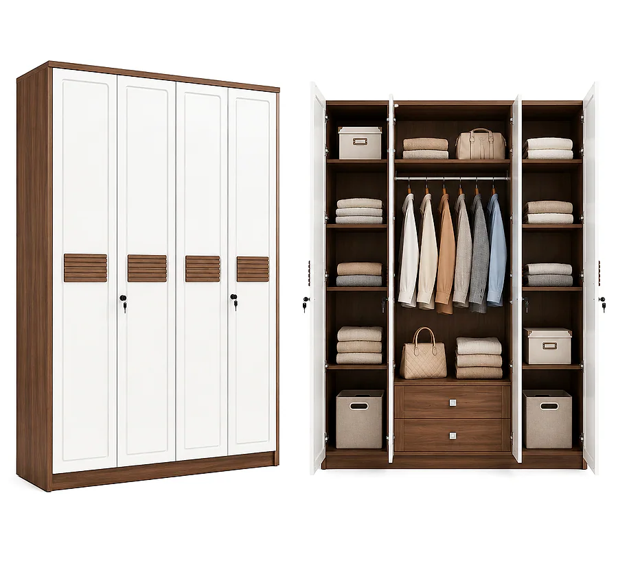 Moderna Wardrobe 4 Door (CS-166)