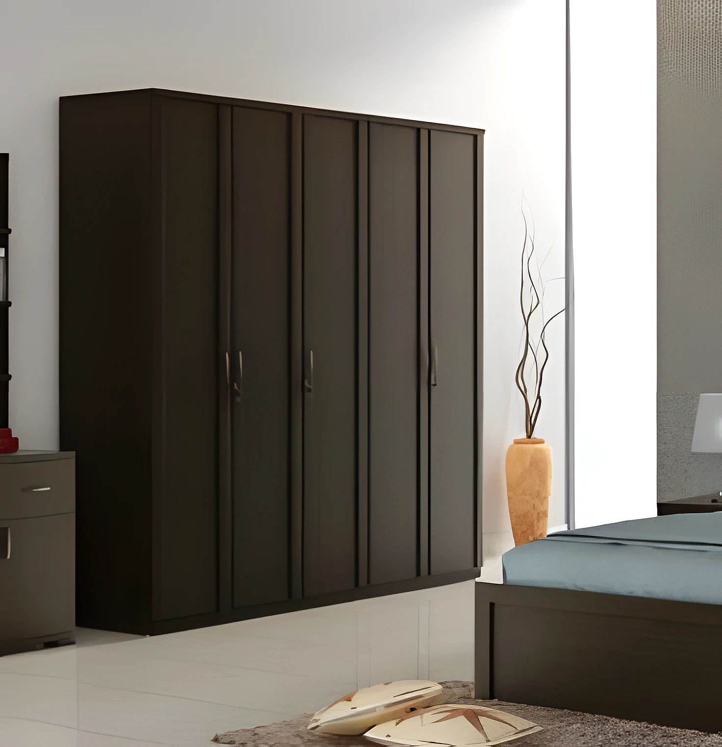 Monarch Harmony 3 Door Wardrobe Without Mirror