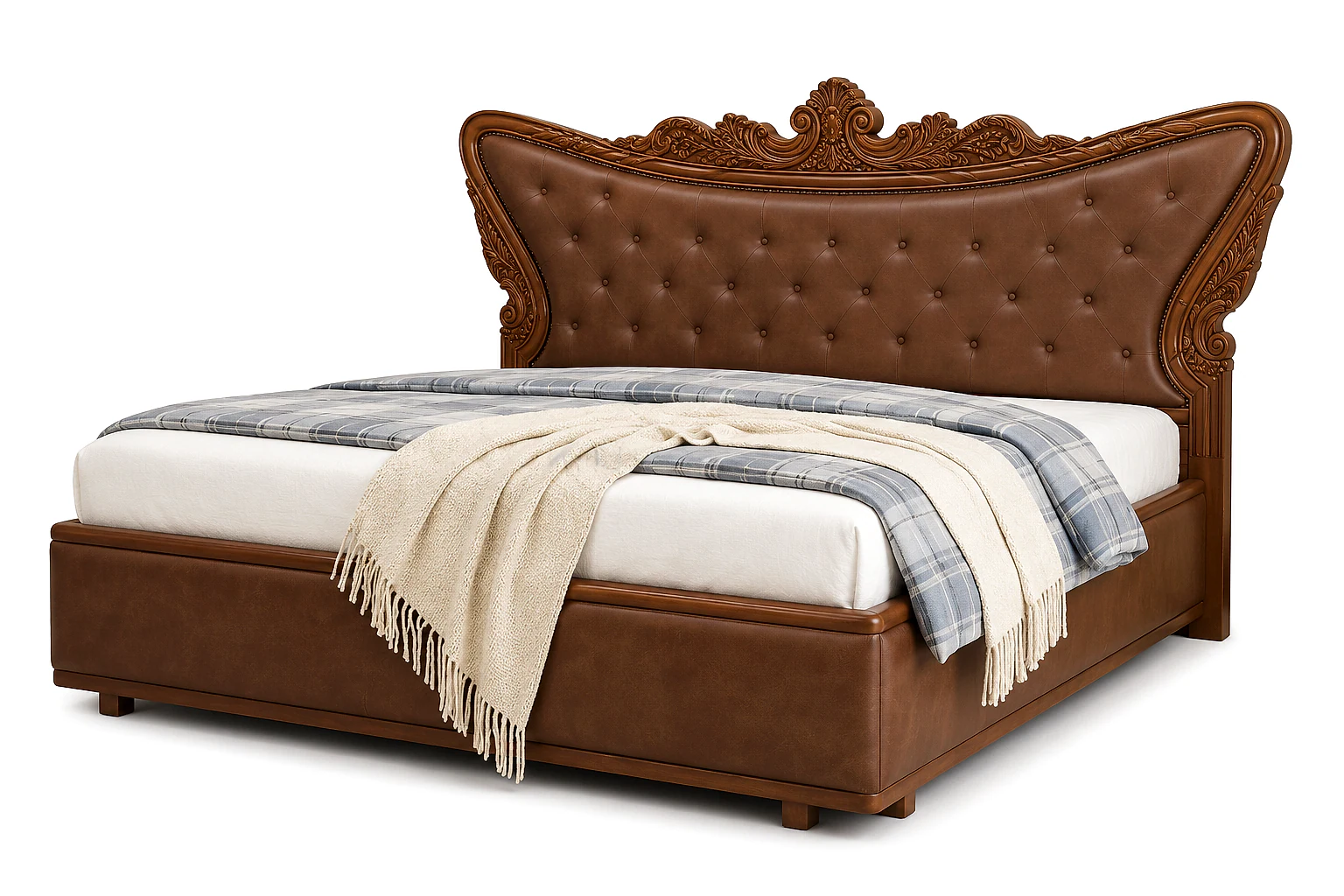 Monarch King Size Bed (7872)