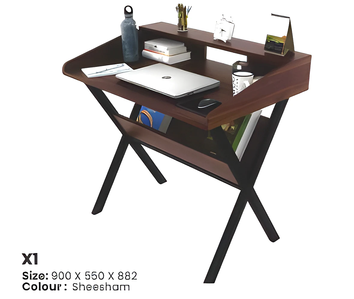 X1 Sheesham Finish Study Desk