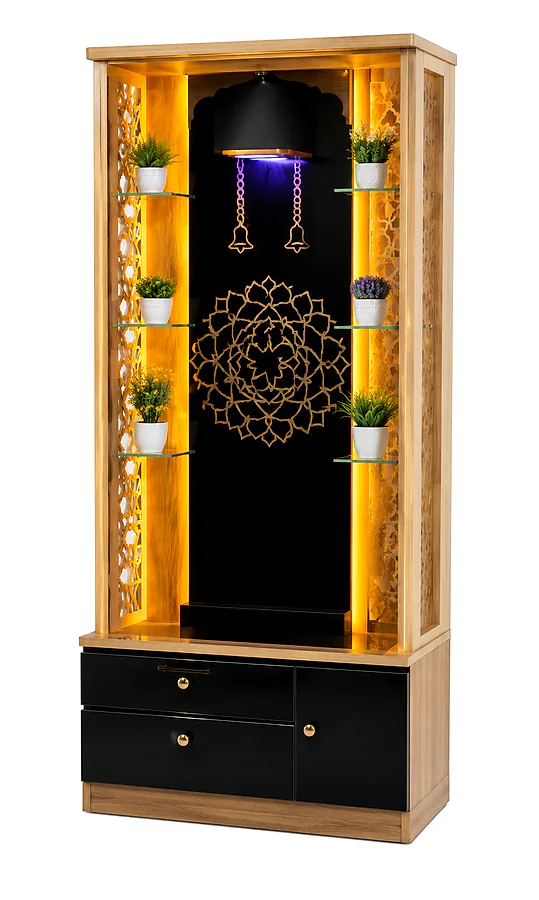 New Pooja Mandir Without Door