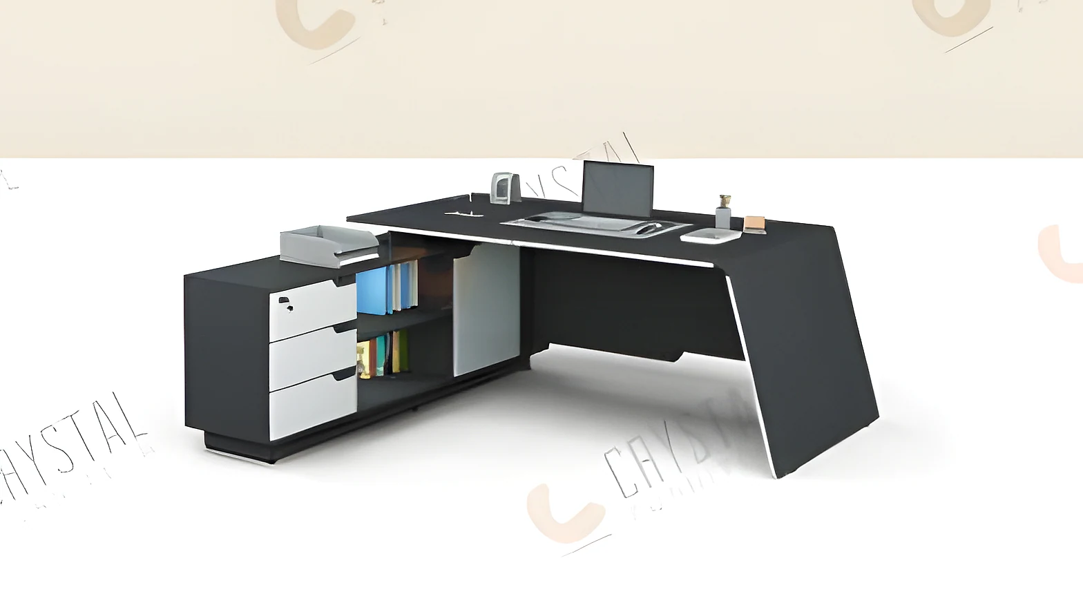 Nipun Manager Suit with Side Storage (Sliding Shutter)-Rh