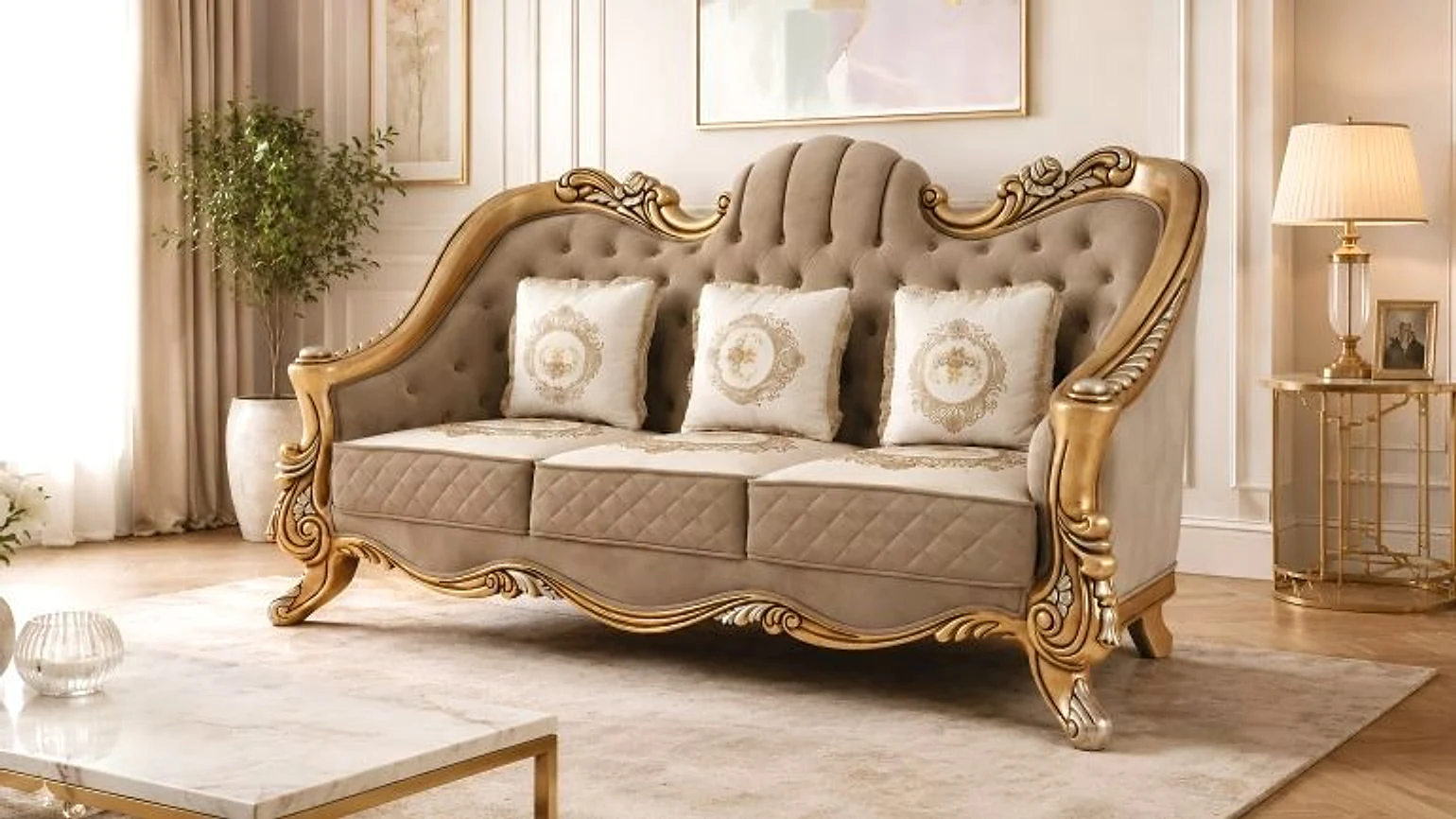 Noble Sofa Set (CSF-17) — 3+2+2