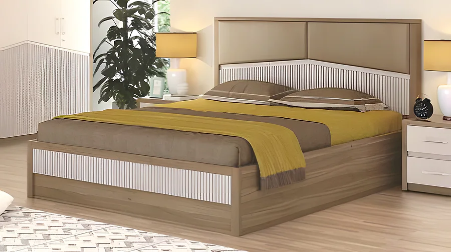 Nora Queen Bed Full Lift on with Top Plank
