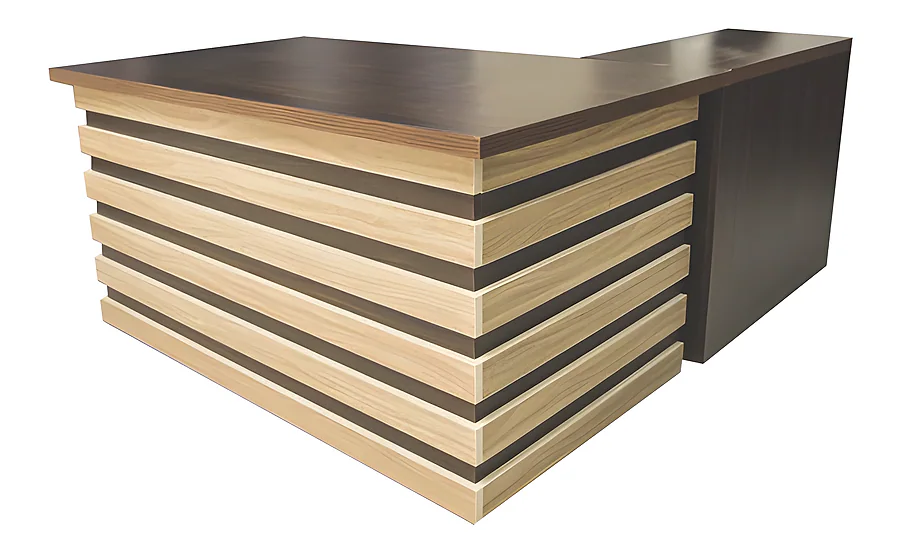 Office Table Stripe (5'X3') L-Shape