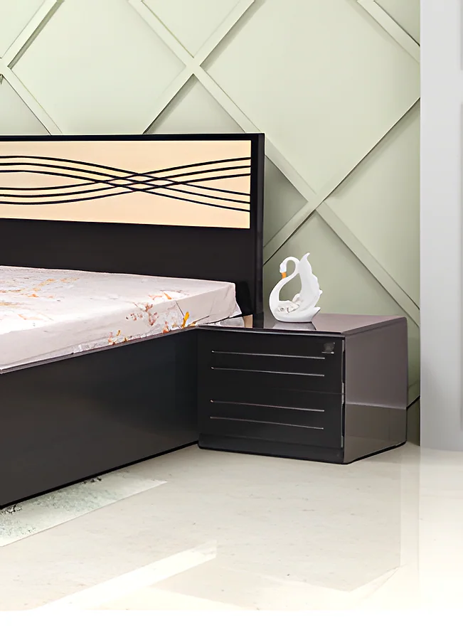 Oliver Bed Side Table 2 Drawer