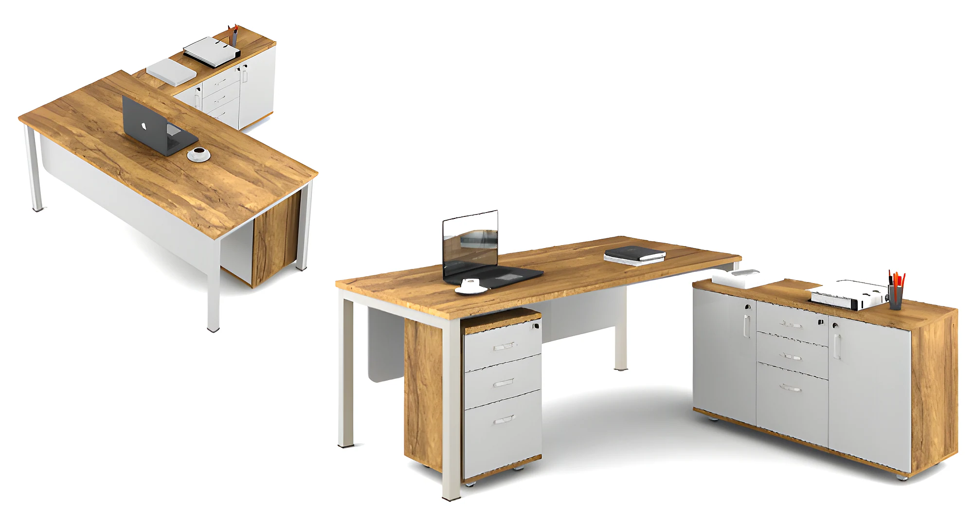 Omega Director Suite - I-1800X2100X750 with Credestal & Pedestal