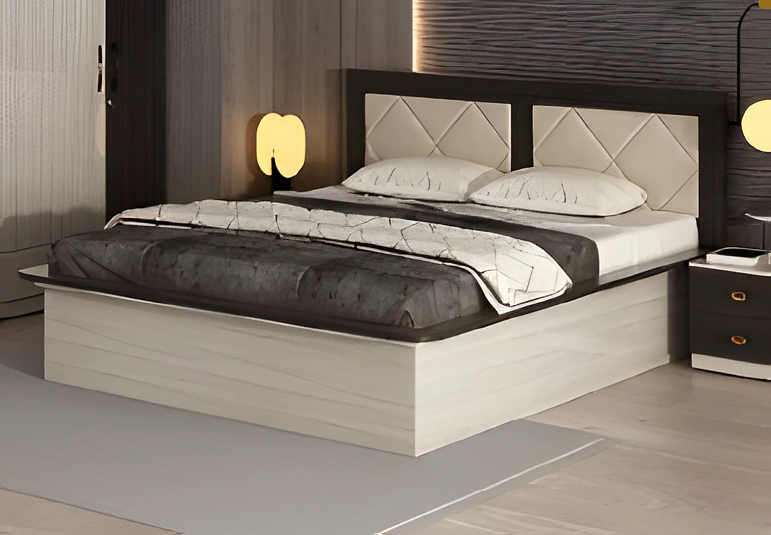 Oscar King Bed with HYD.3-4TH Lift on Storage