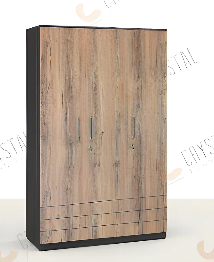 Ozon Full Height Storage with Three Shelf in 25 MM 2 Shutter