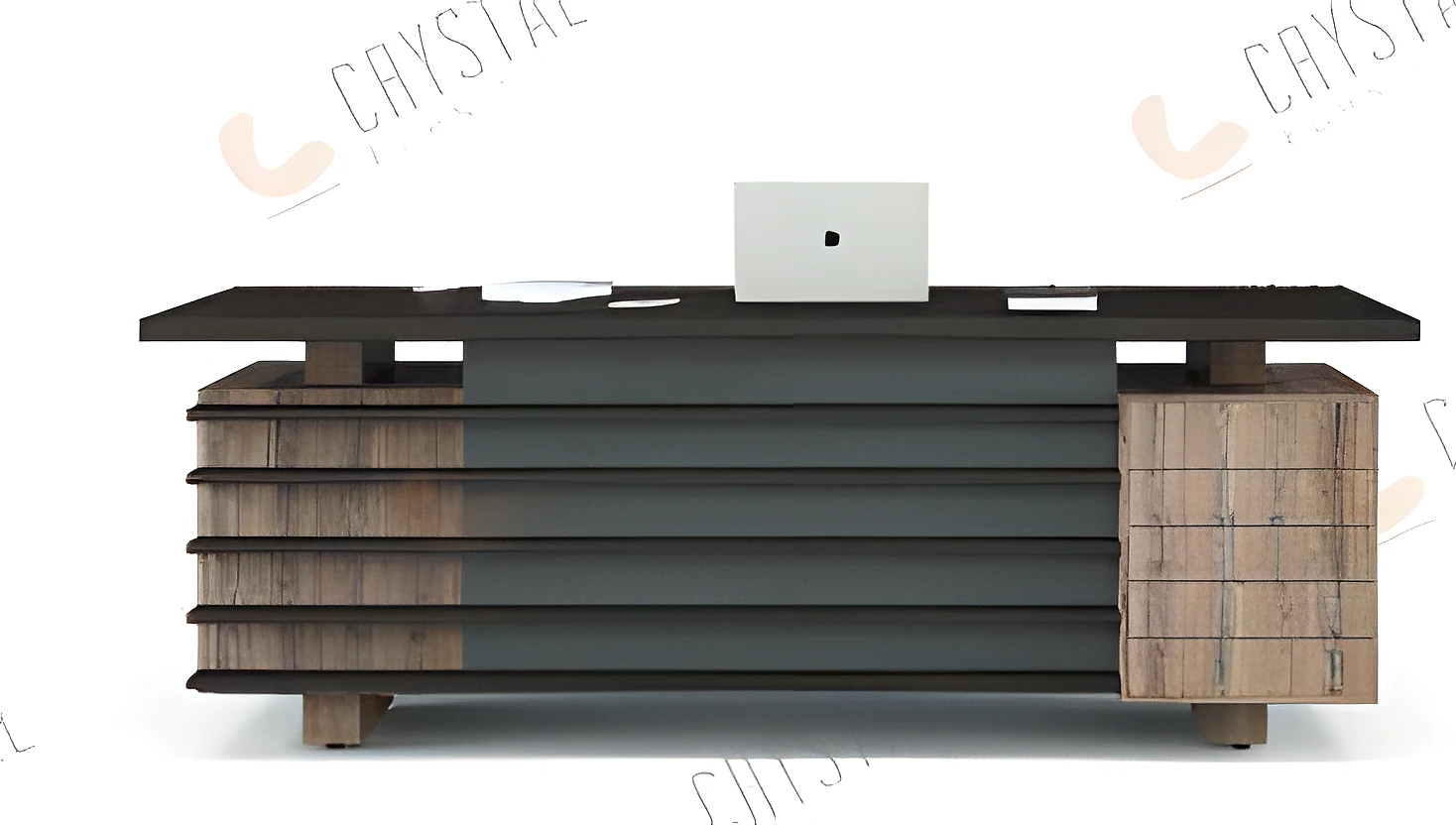 Ozon Office Table with 2 Drawer