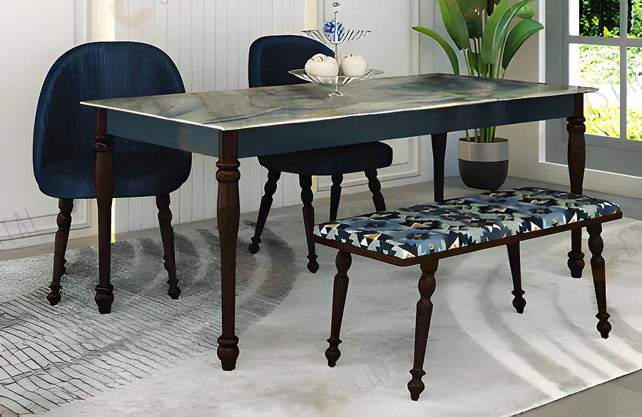 Bench Solidwood Set (SWDN-04)