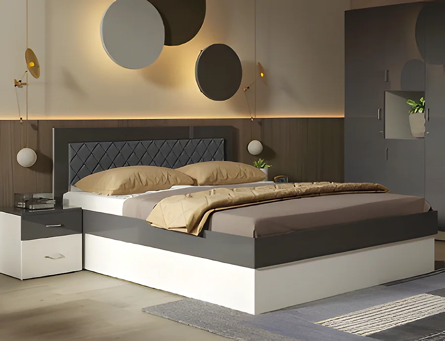 Pearl Queen Bed V2 with Box Storage