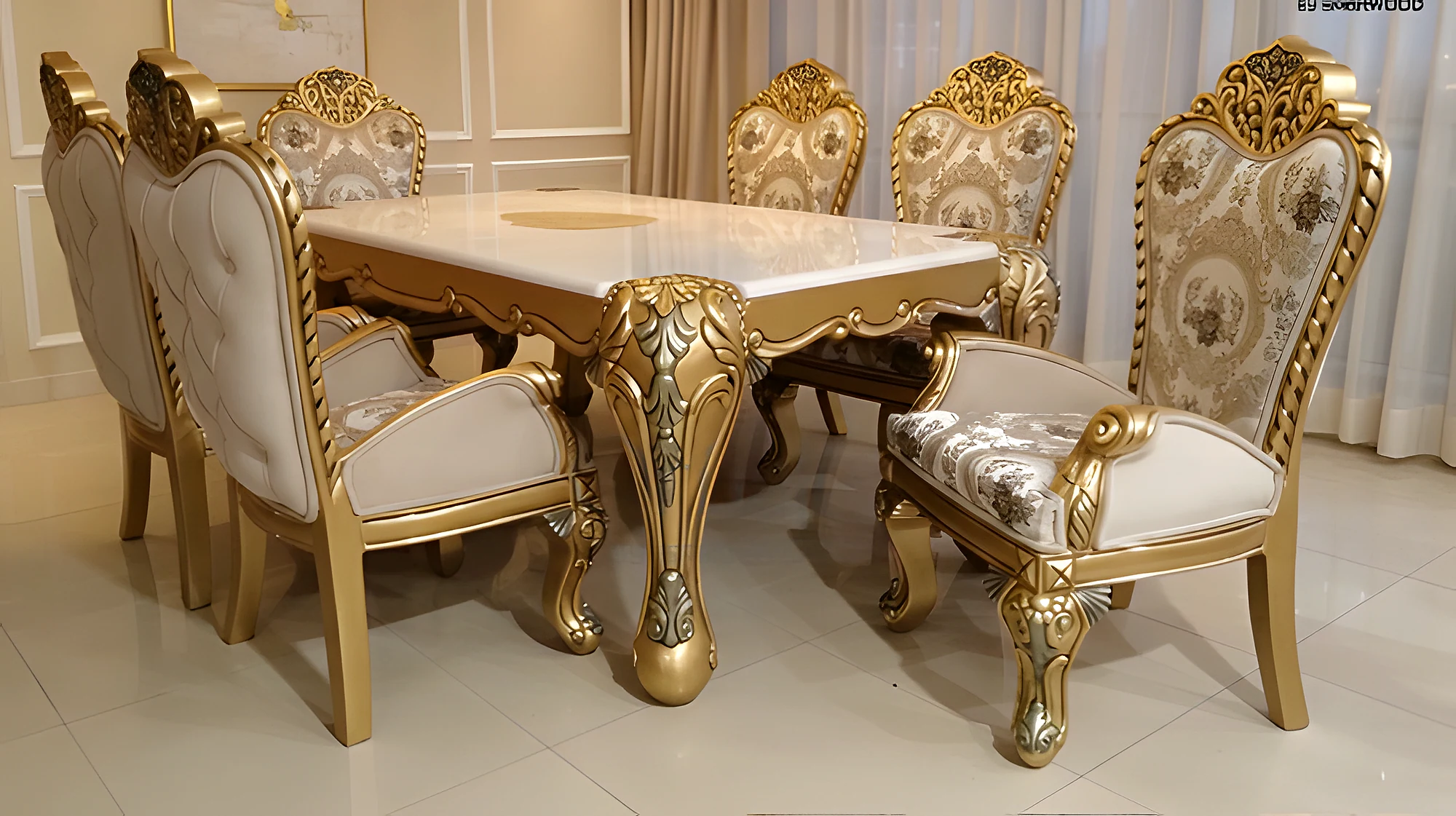 PMDT-01 Dining Set — 1+6 Seater