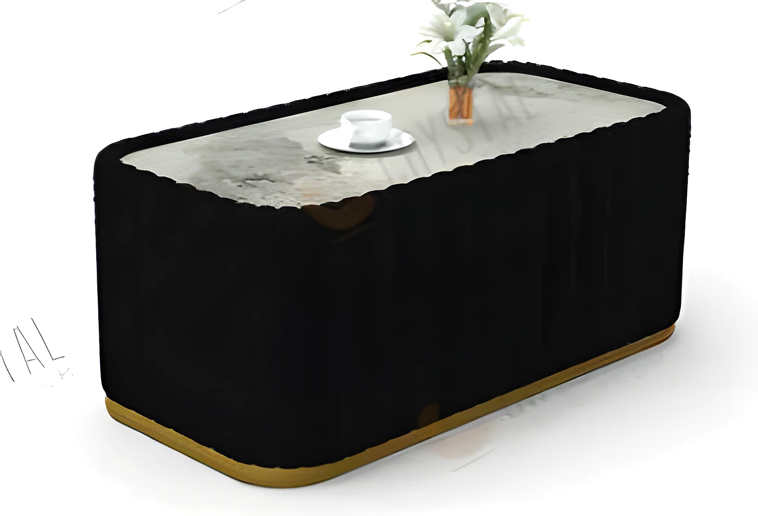 Quartz Glass Center Table (CNT-240)