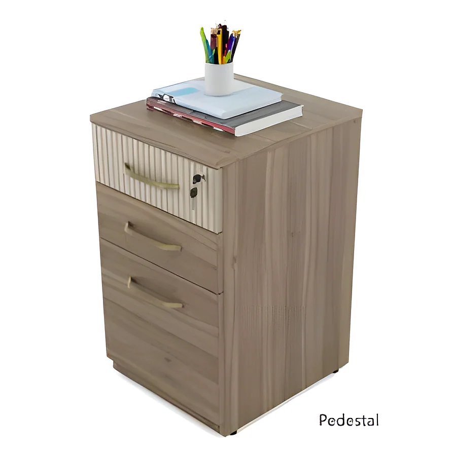 Repute Pedestal with 3 Drawers