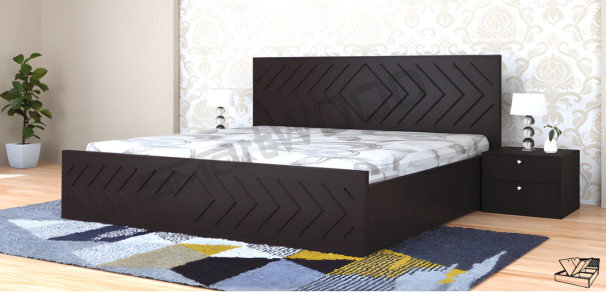 Romeo Ts King Bed 7872