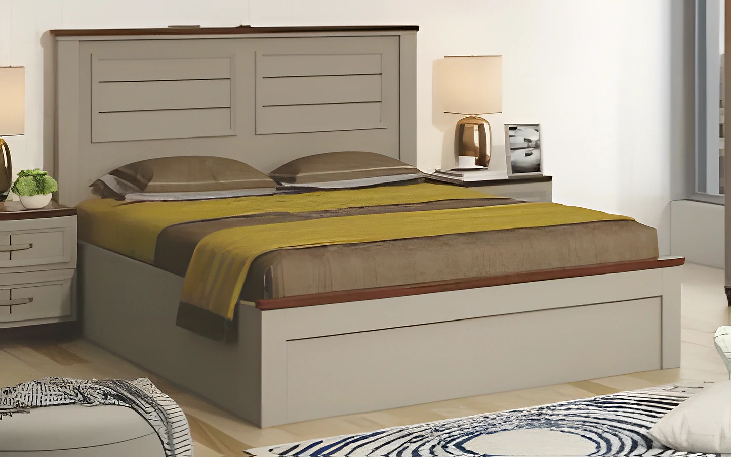 Sahara King Bed with 3 4 Lifton