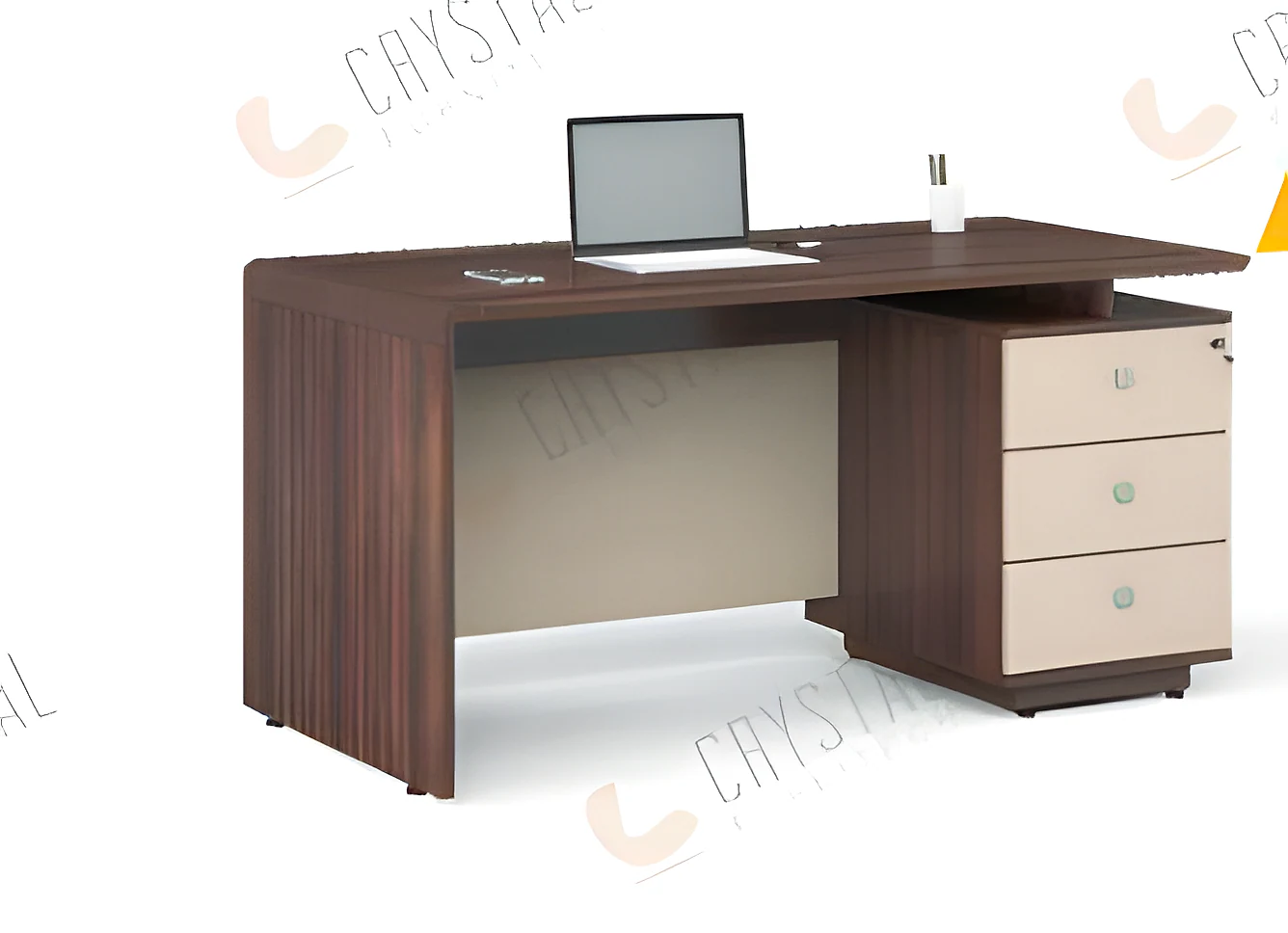 Sandhi Office Table with 3 Drawer