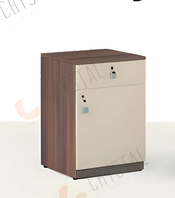 Sandhi Pedestal with 3 Drawers