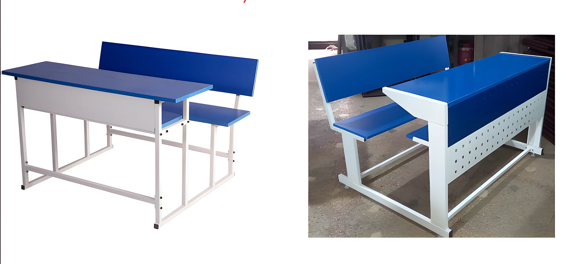 School Desking 4 Seater