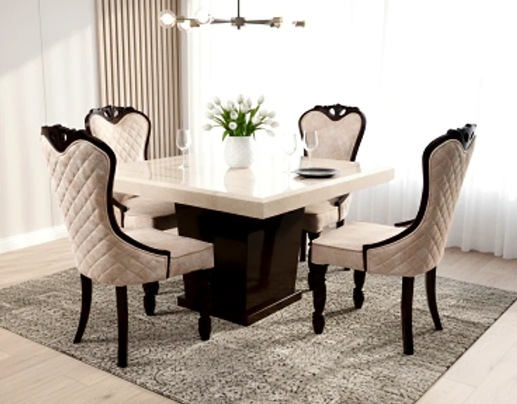 SMD-05 Dining Set — 1+4 Seater