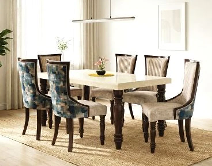SMD-09 Dining Set — 1+6 Seater