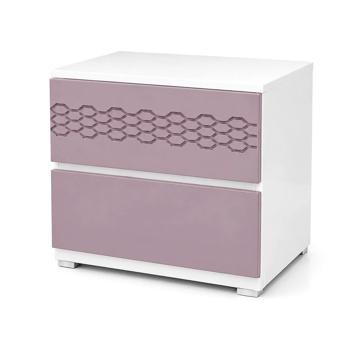Solace Bed Side Table With 2 Drawer