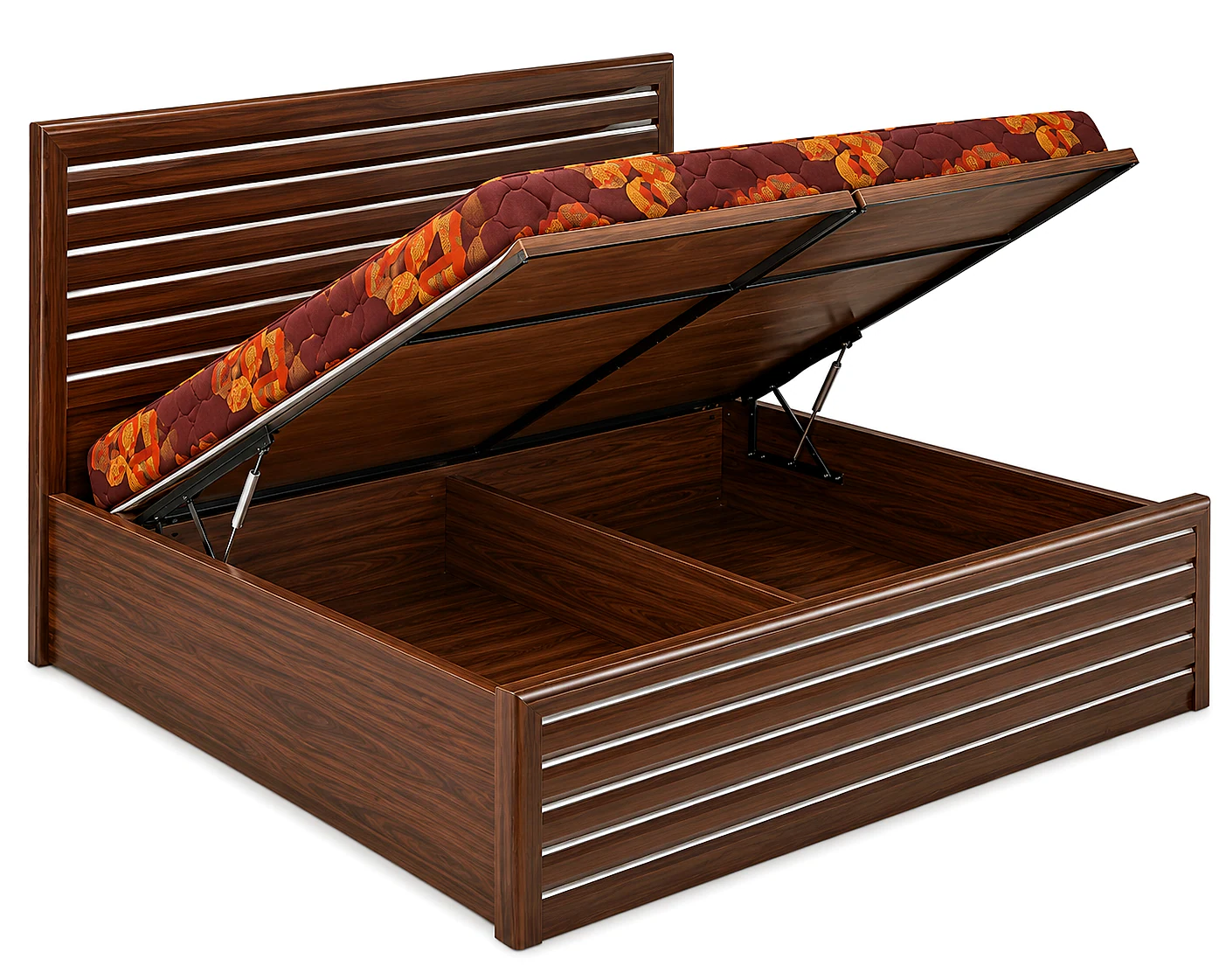 Stripe King Bed (72X78) (Full Hydraulic)
