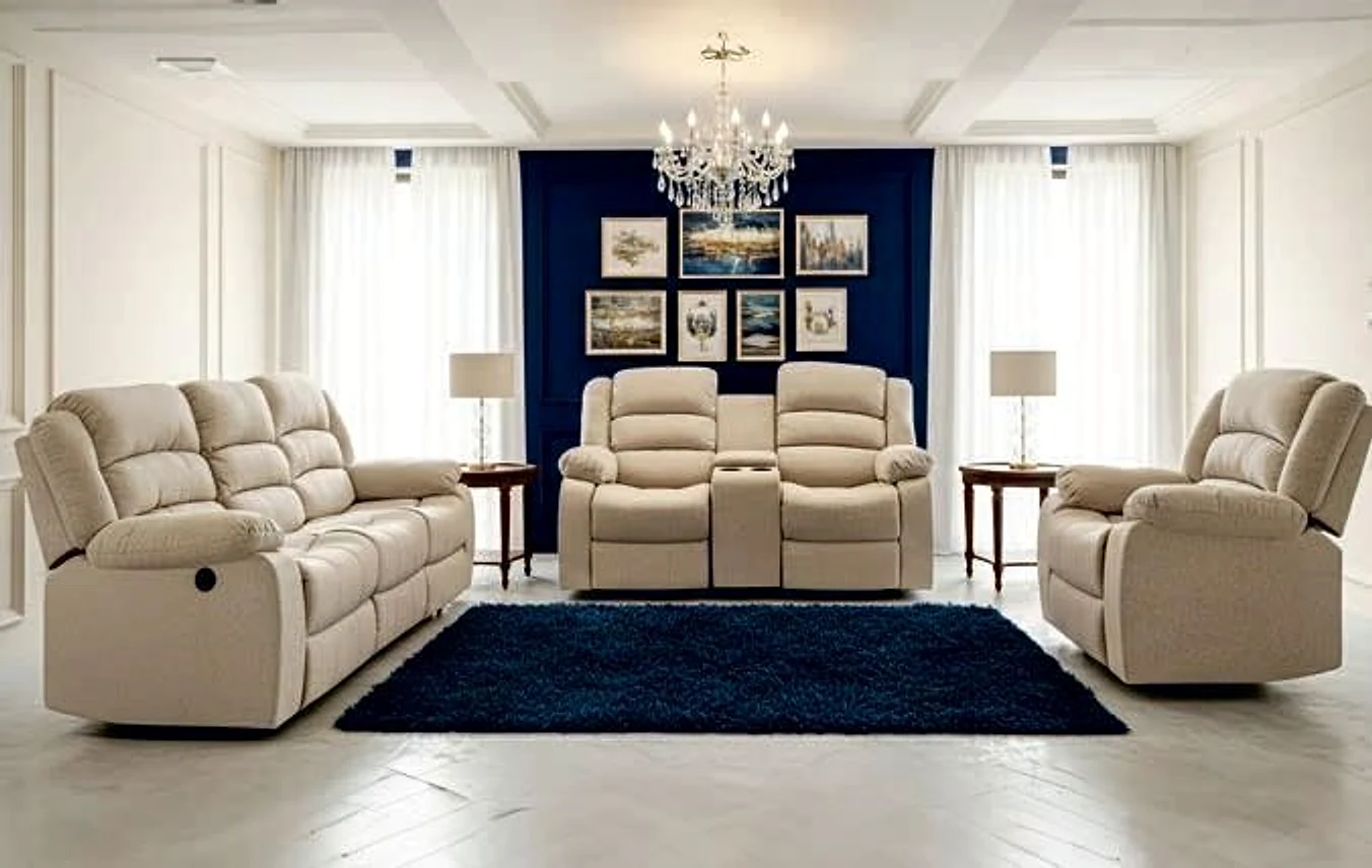 Turin Recliner Sofa — 3 Seater