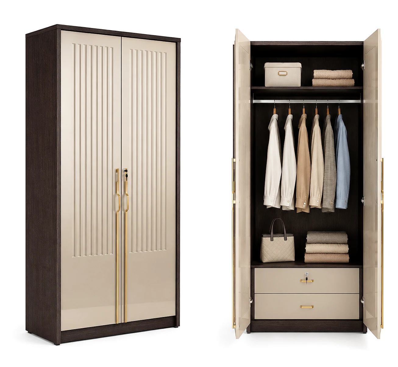 Twilight Wardrobe 2 Door - A (CS-167)