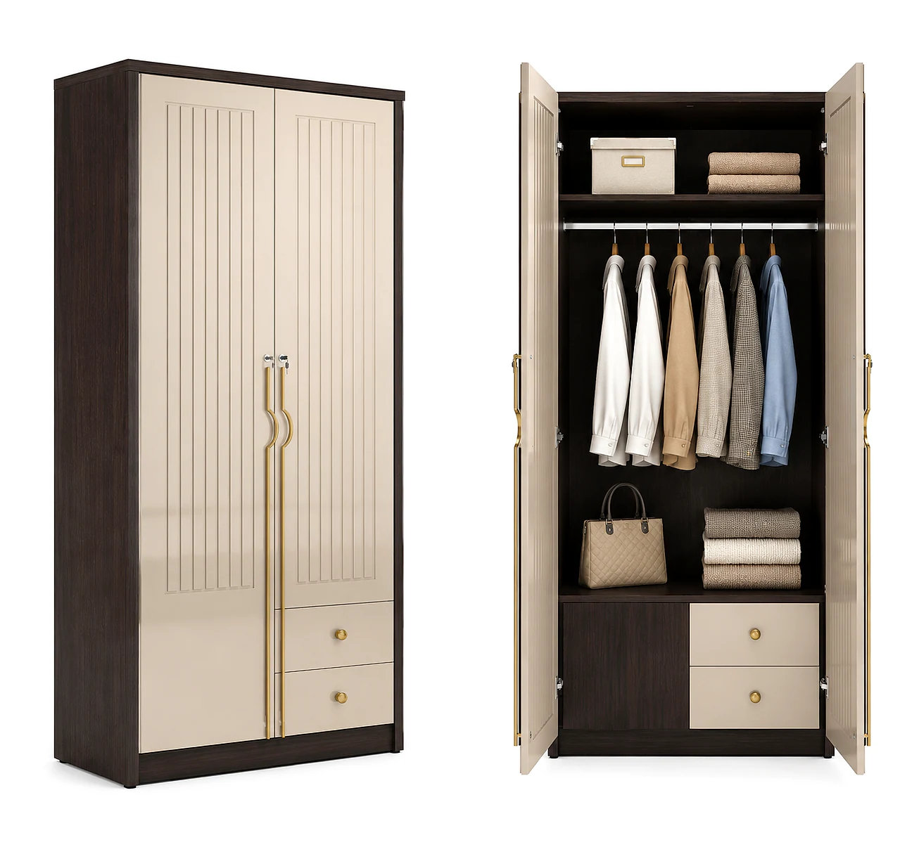 Twilight Wardrobe 2 Door - C (CS-167)