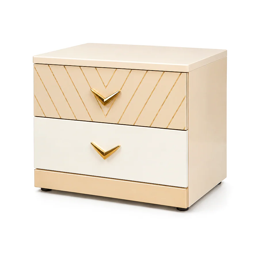 Veronica Bed Side Table With 2 Drawer