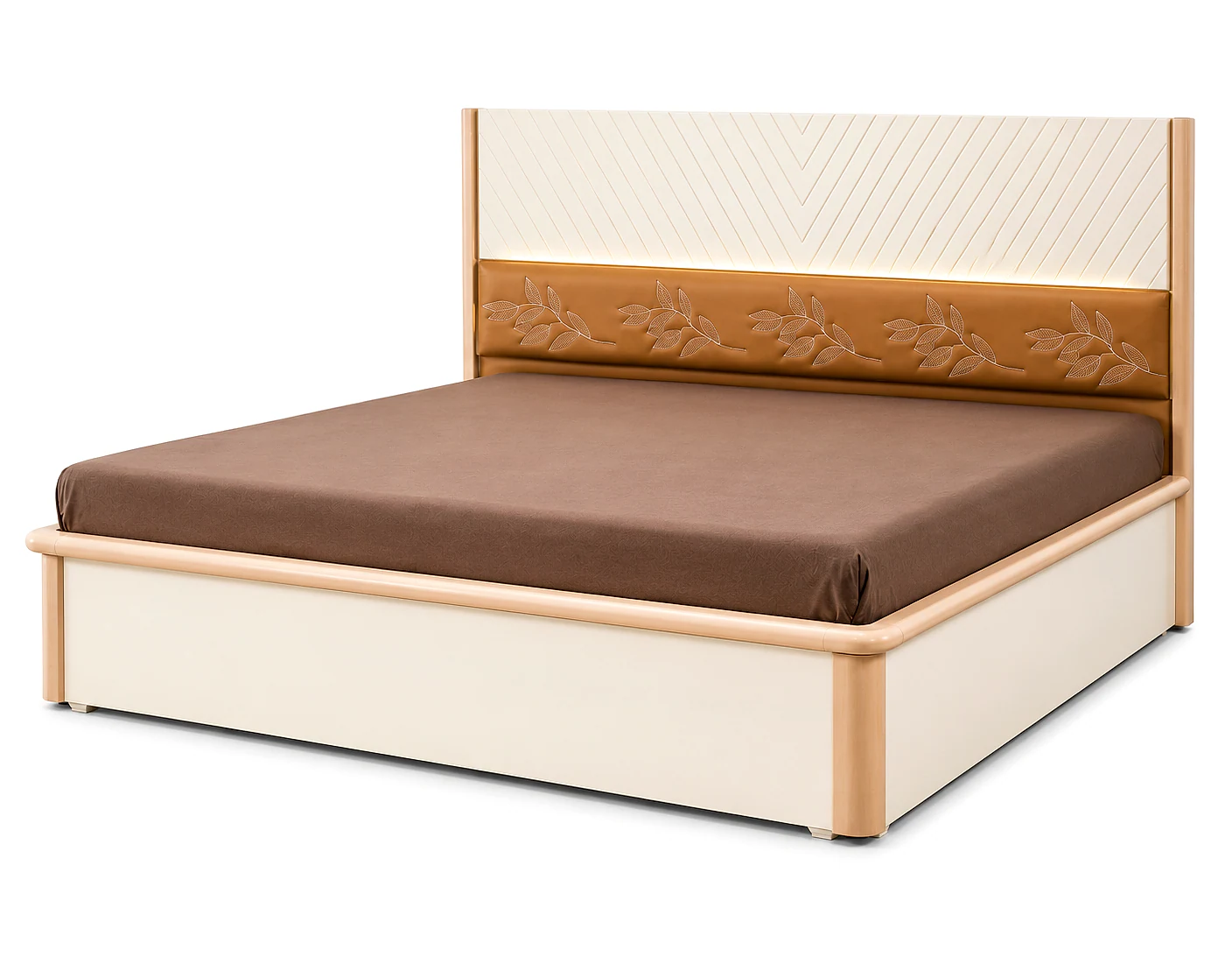 Veronica FHD King Bed 7872 With Head Cushion