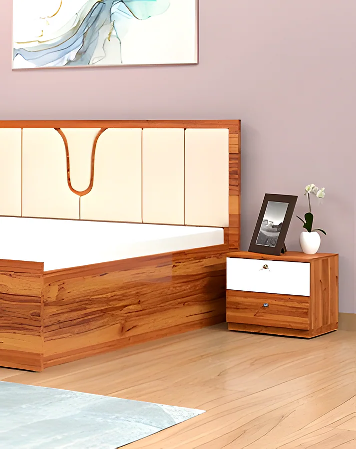 Walter Claire Bed Side Table With 2 Drawer