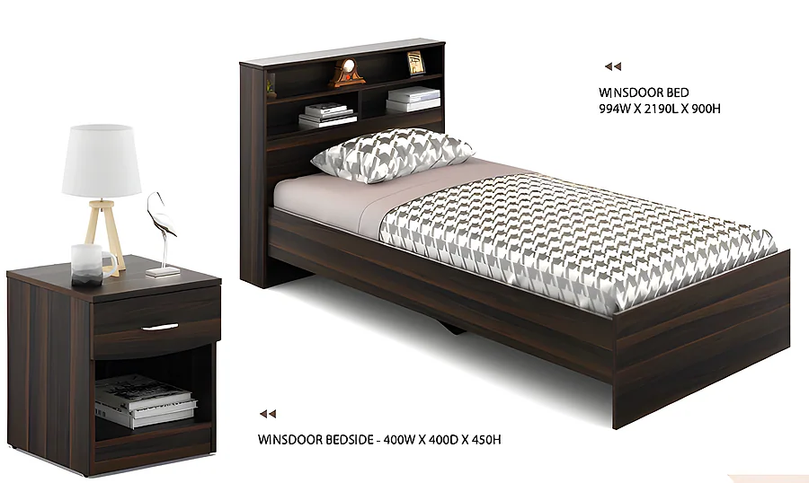 Winsdoor Single Bed Without Storage