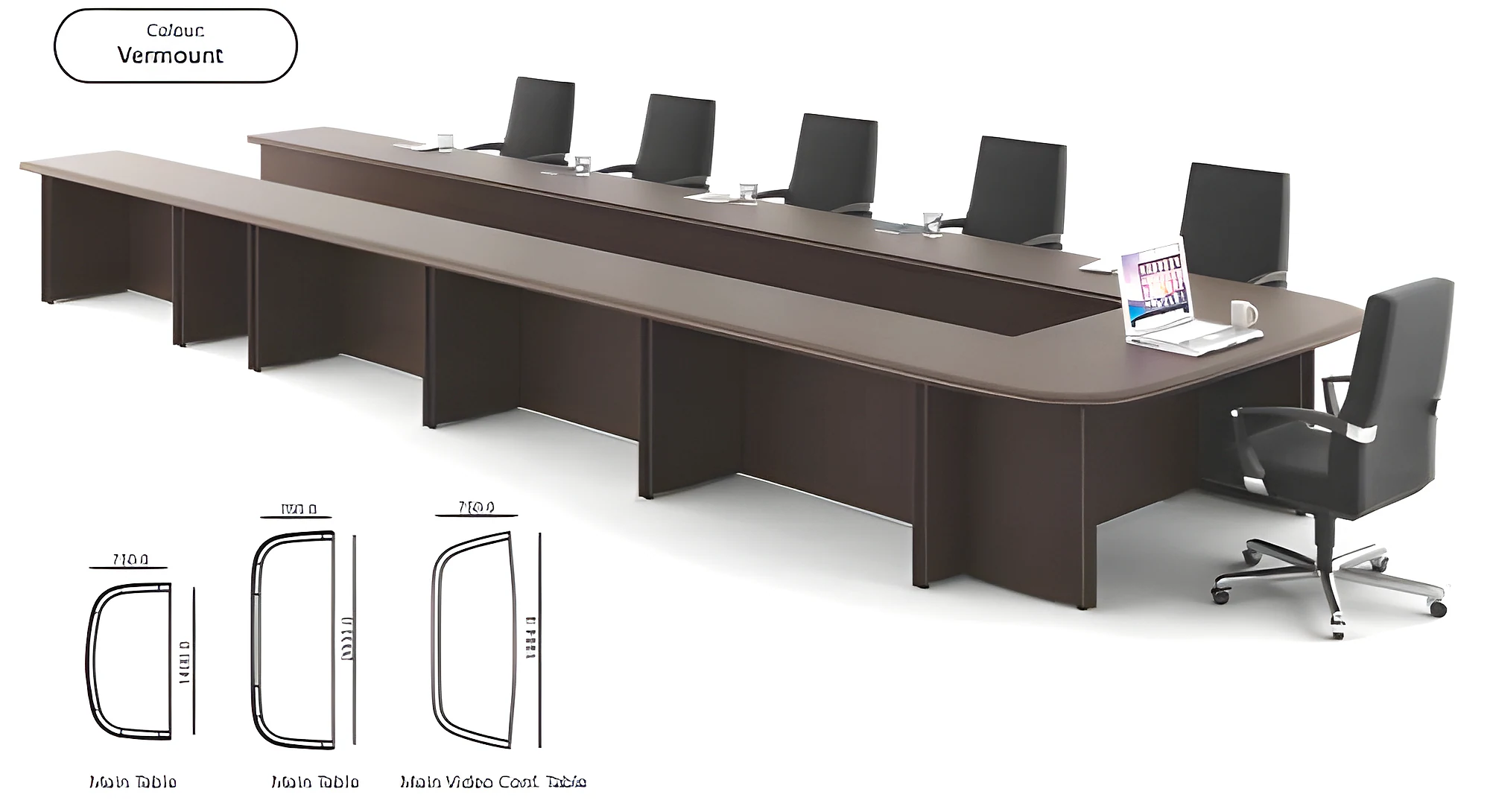 Z-Line Modular Conference Table Per Seater